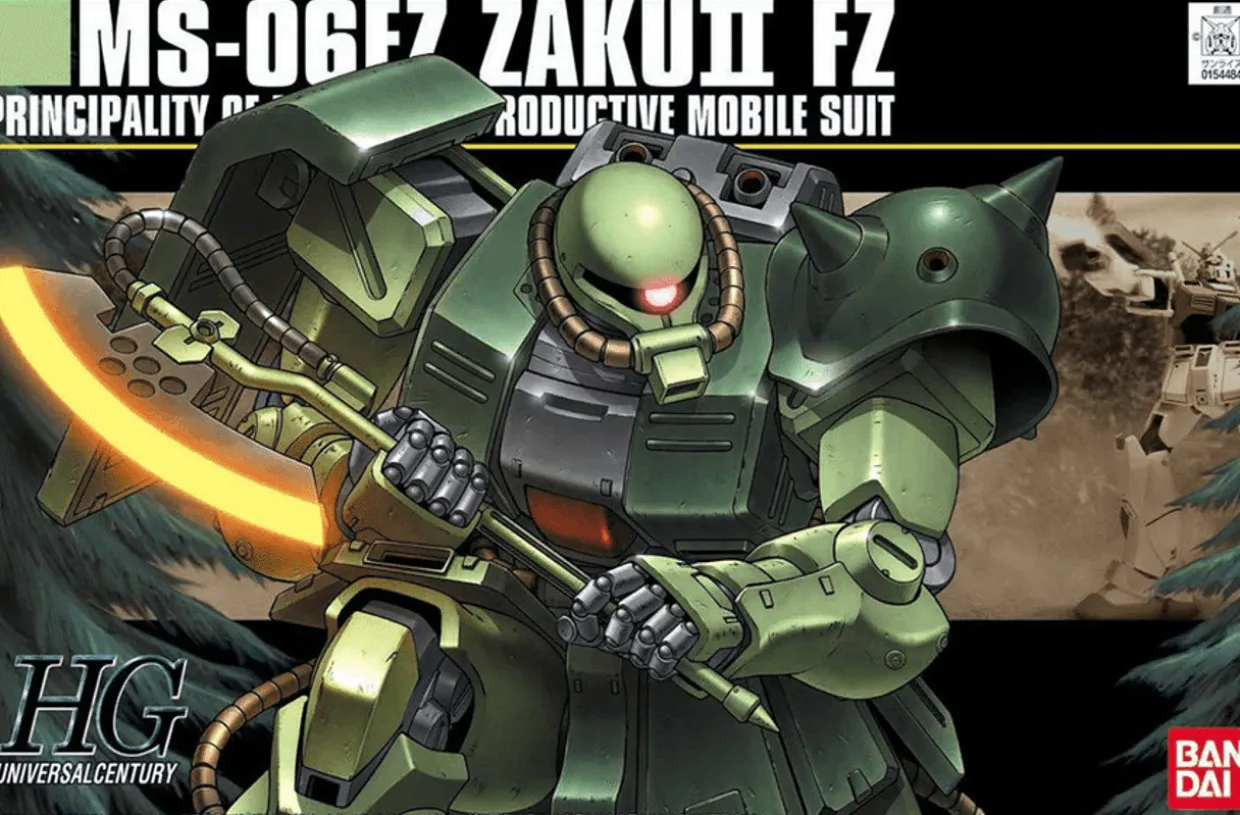 Bandai Gundam High Grade (HG) 1/144 MS-06FZ Zaku II FZ (Kai)