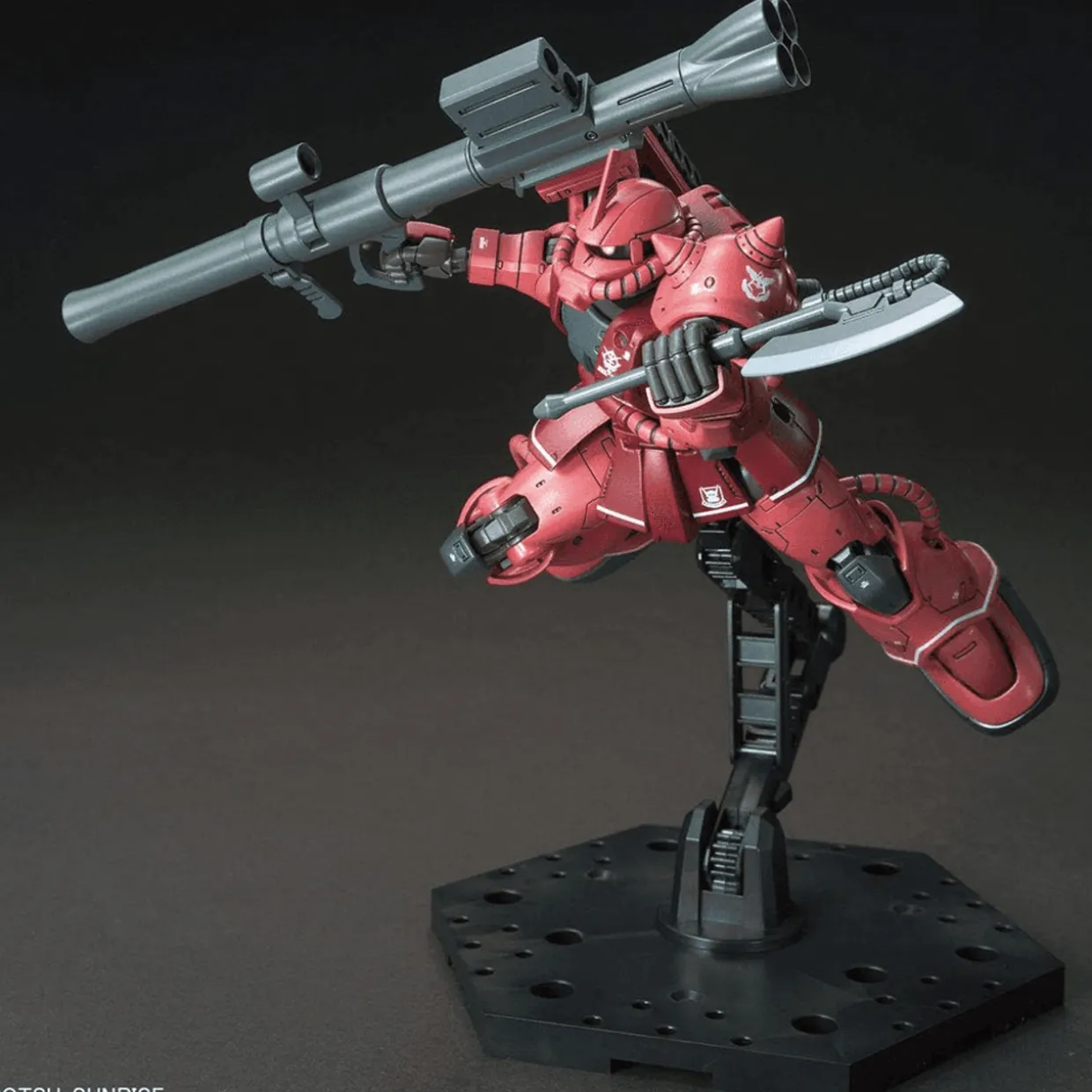 Bandai Gundam High Grade (HG) 1/144 MS-06S Zaku II Char Aznable (Red Comet)