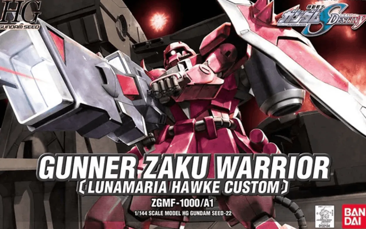 Bandai Gundam High Grade (HG) 1/144 ZGMF-1000/A1 Gunner Zaku Warrior - (Lunamaria Hawke Custom)