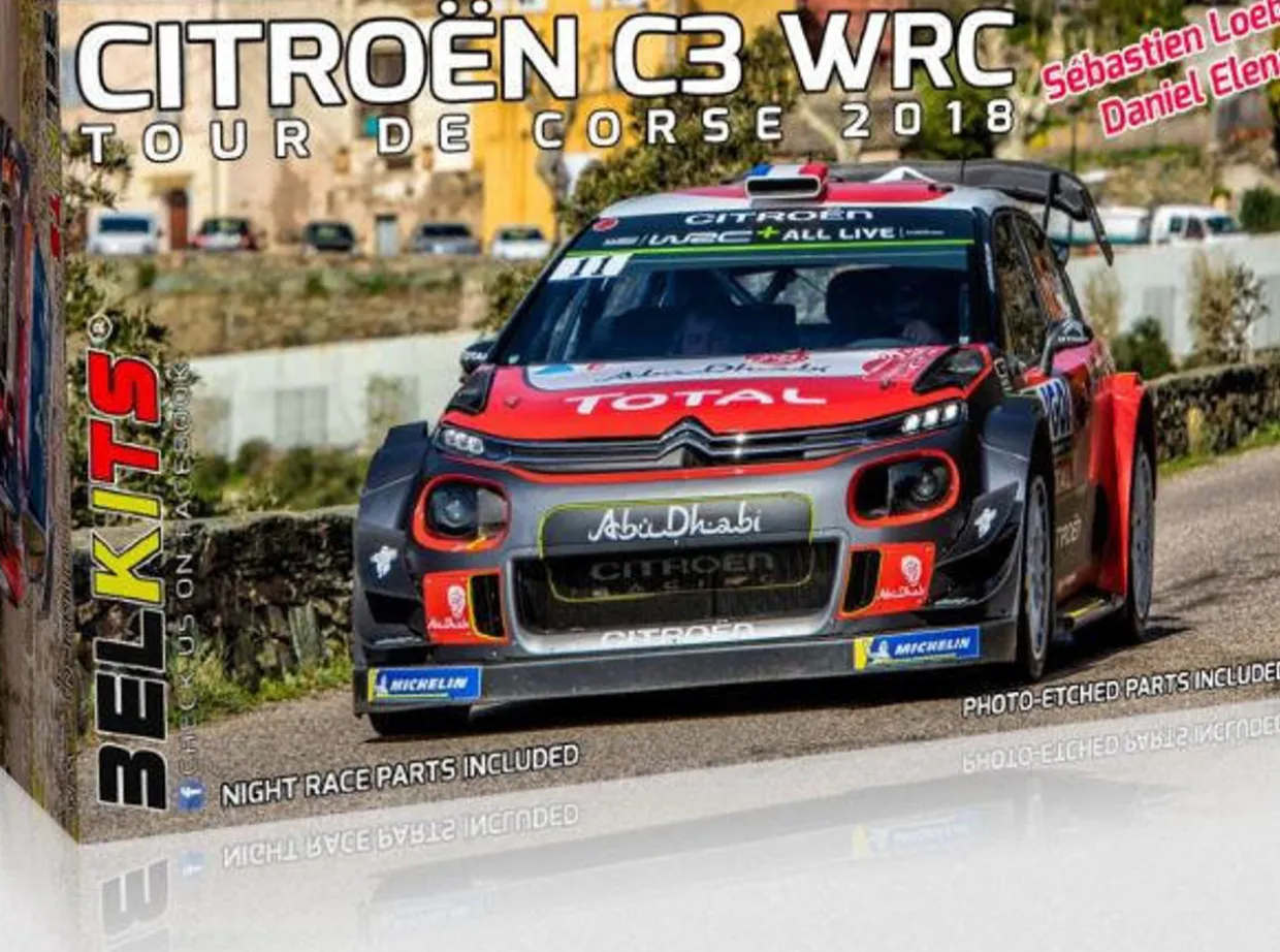 Belkits 1/24 Citroen C3 WRC Corsica 2018 S.Loeb
