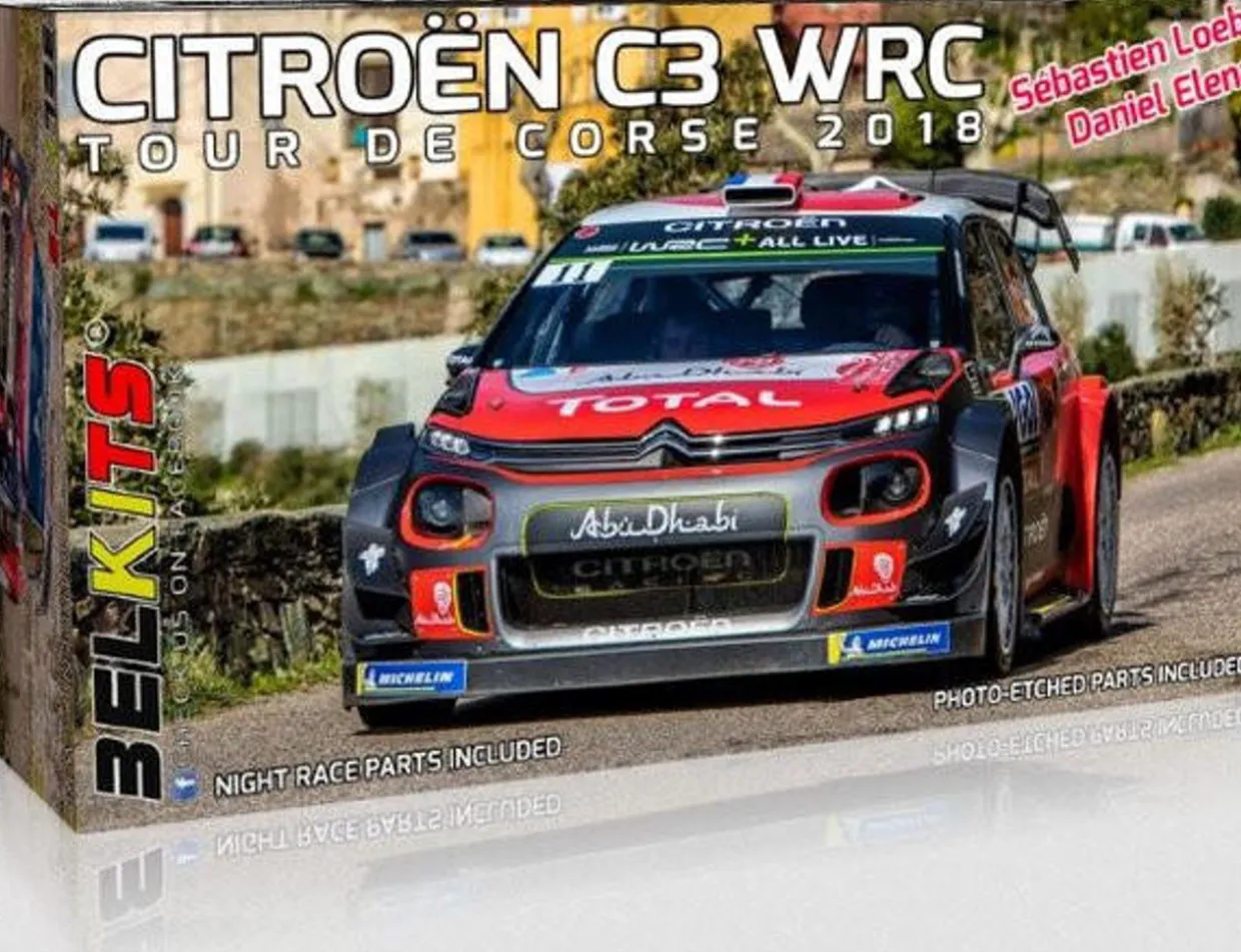 Belkits 1/24 Citroen C3 WRC Corsica 2018 S.Loeb