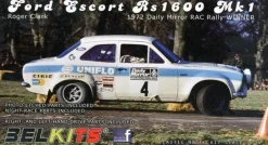 Belkits 1/24 Ford Escort RS1600 Mk.I Rally 1972 Roger Clark