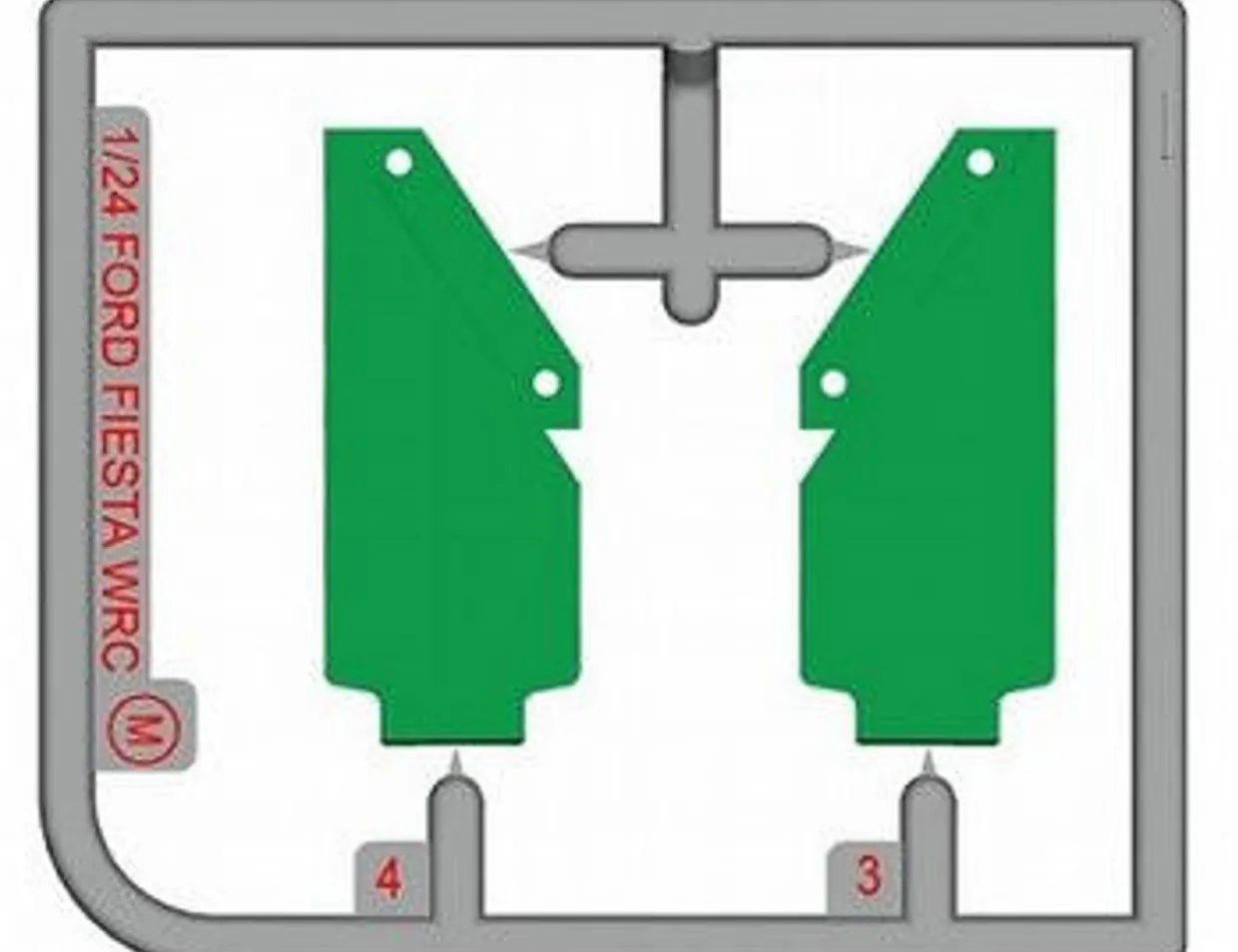 Belkits 1/24 Ford Fiesta RS WRC