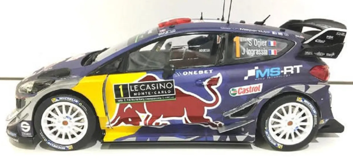 Belkits 1/24 Ford Fiesta WRC 17 Red Bull
