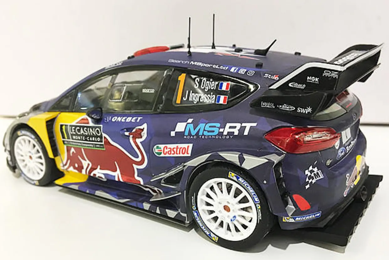 Belkits 1/24 Ford Fiesta WRC 17 Red Bull