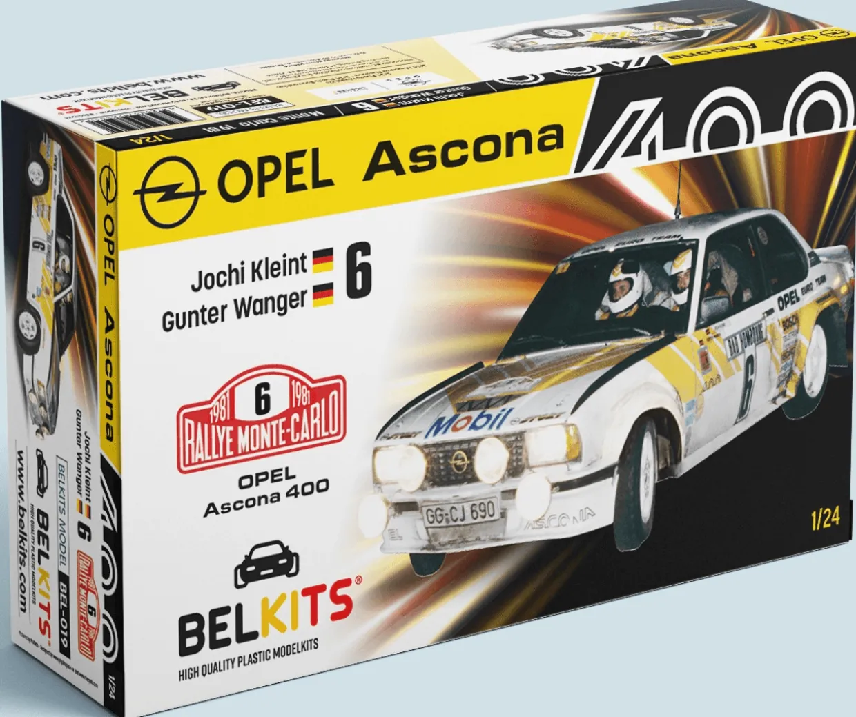 Belkits 1/24 Opel Ascona 400 Kleint/Wanger