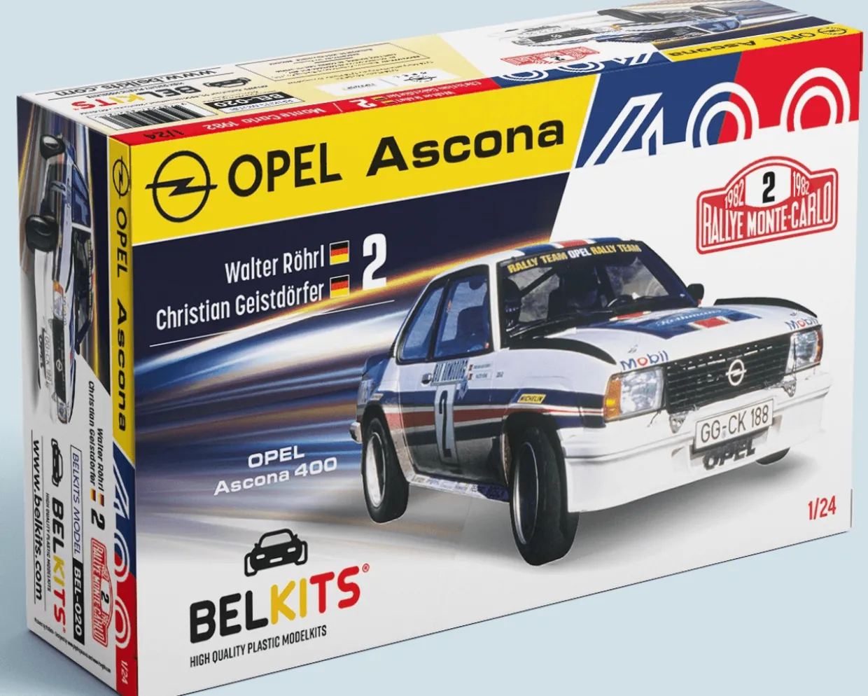 Belkits 1/24 Opel Ascona 400 Rohrl/Geistdorfer
