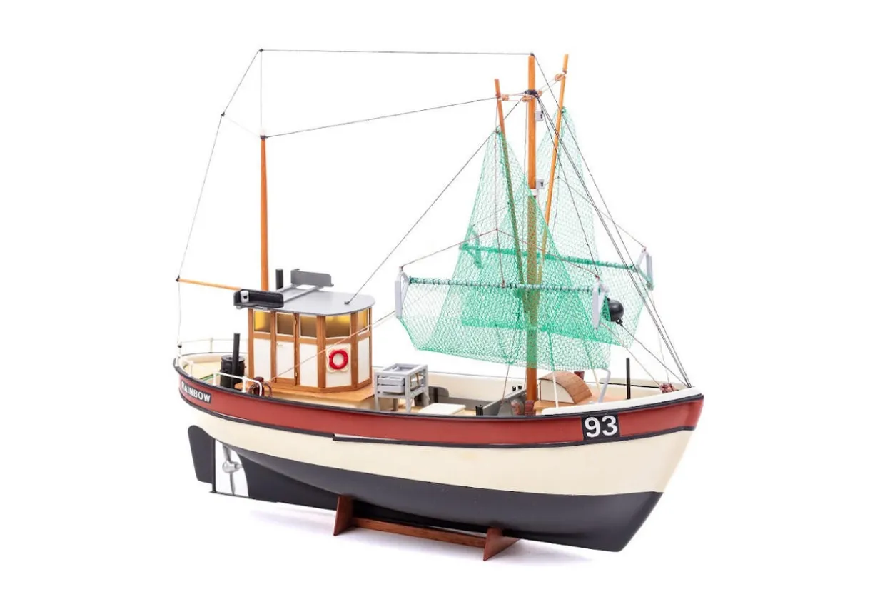 Billings Models 1/60 Rainbow Fishing Cutter Wooden Boat Kit