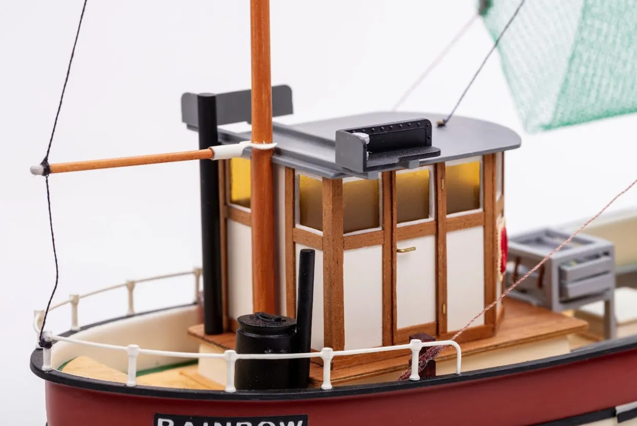 Billings Models 1/60 Rainbow Fishing Cutter Wooden Boat Kit