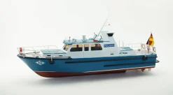 Billings Models 1/20 WSP10 Passau Police Patrol Boat Wooden Ship Kit