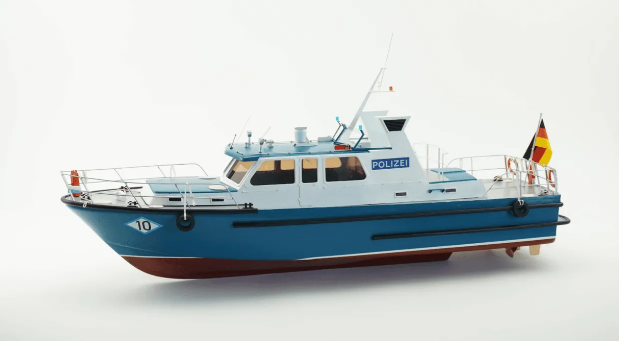 Billings Models 1/20 WSP10 Passau Police Patrol Boat Wooden Ship Kit