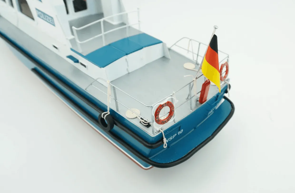 Billings Models 1/20 WSP10 Passau Police Patrol Boat Wooden Ship Kit
