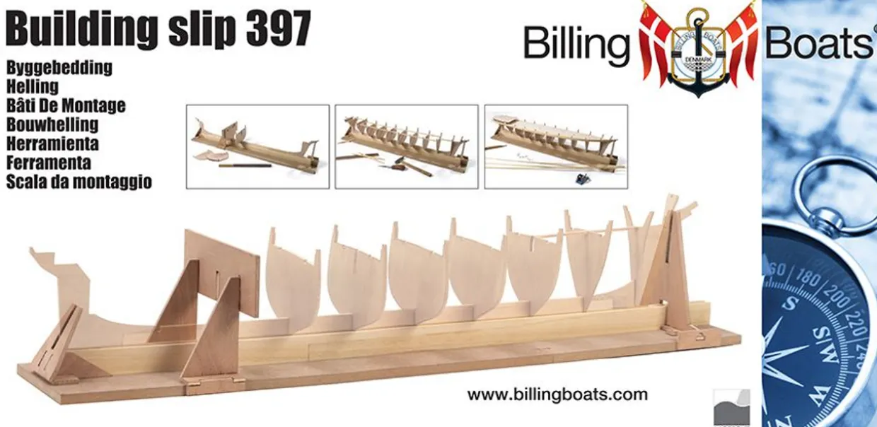 Billings Models Building Slip for a Wooden Boat Kit