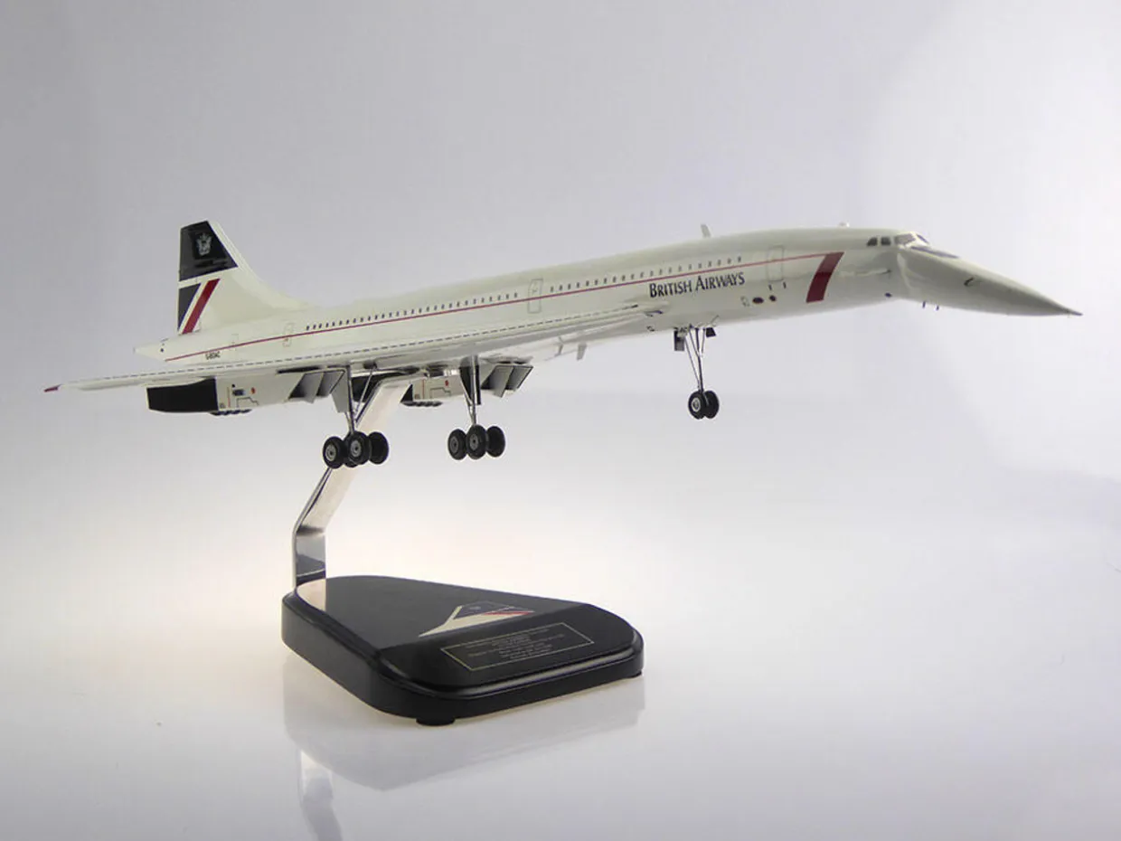 Bravo Delta Models Concorde BA Drop Nose Landor Model Aircraft