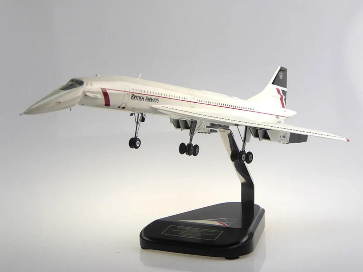 Bravo Delta Models Concorde BA Drop Nose Landor Model Aircraft