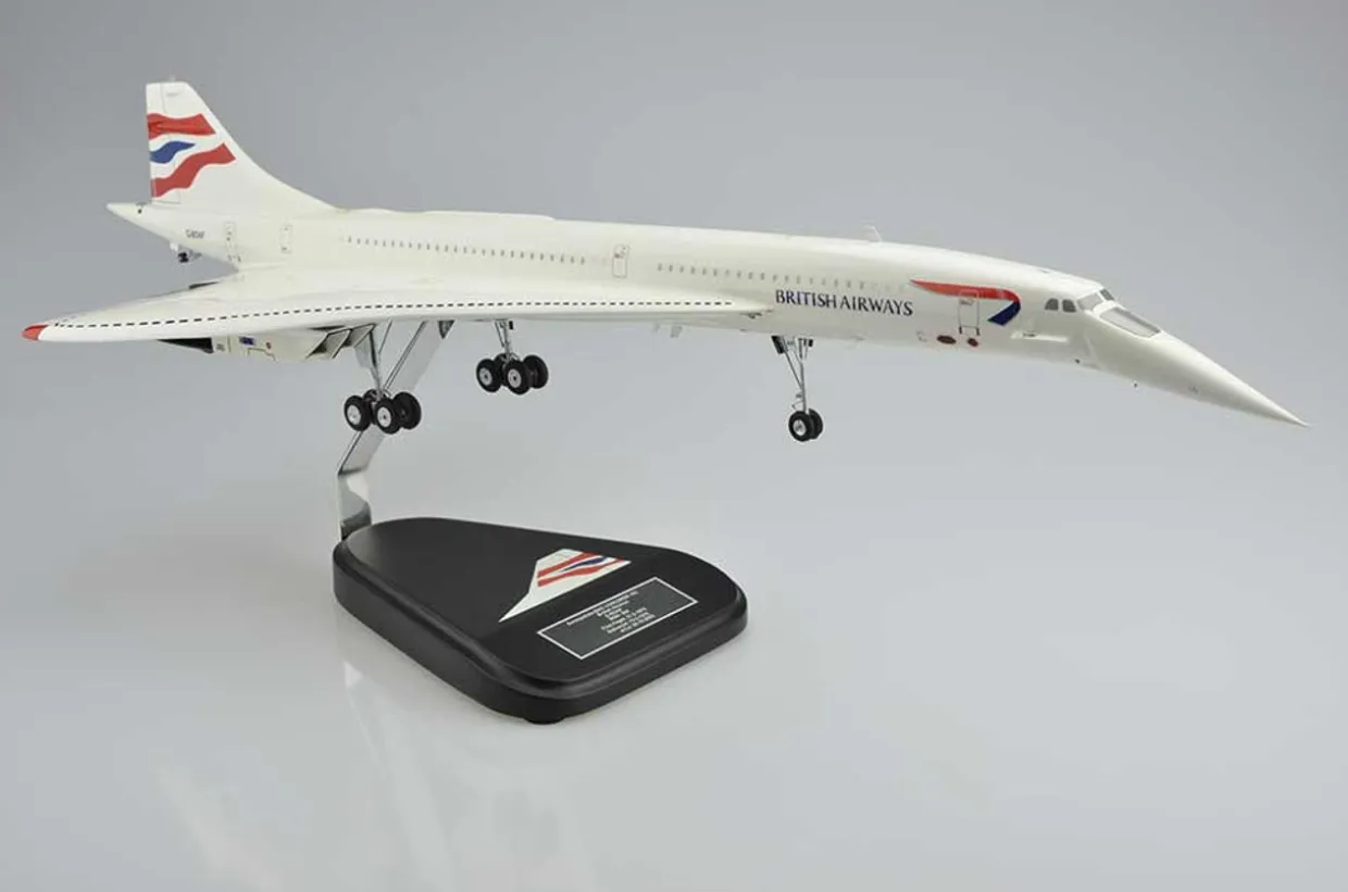 Bravo Delta Models Concorde BA Chatham Dockyard Model Aircraft