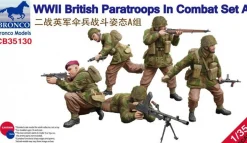 Bronco Kits 1/35 British Paratroops in Combat Set A WWII