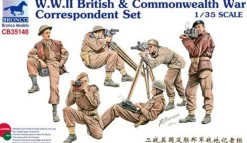 Bronco Kits 1/35 WWII British & Commonwealth War Correspondent Set