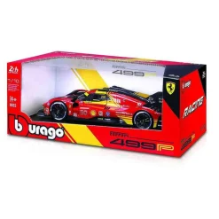 Burago 1/18 Ferrari Racing 499P Le Mans Hypercar 2024 AF Corse #50 Diecast Model