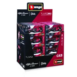 Burago 1/43 Alfa Romeo C43 F1 2023 #77 Valtteri Bottas