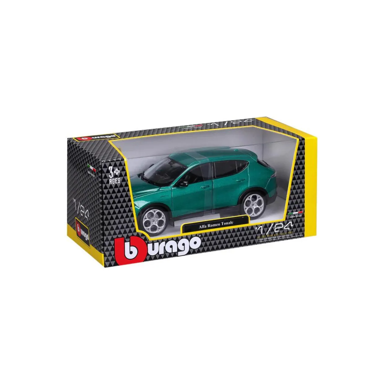 Burago 1/24 Alfa Romeo Tonale Green Diecast Model