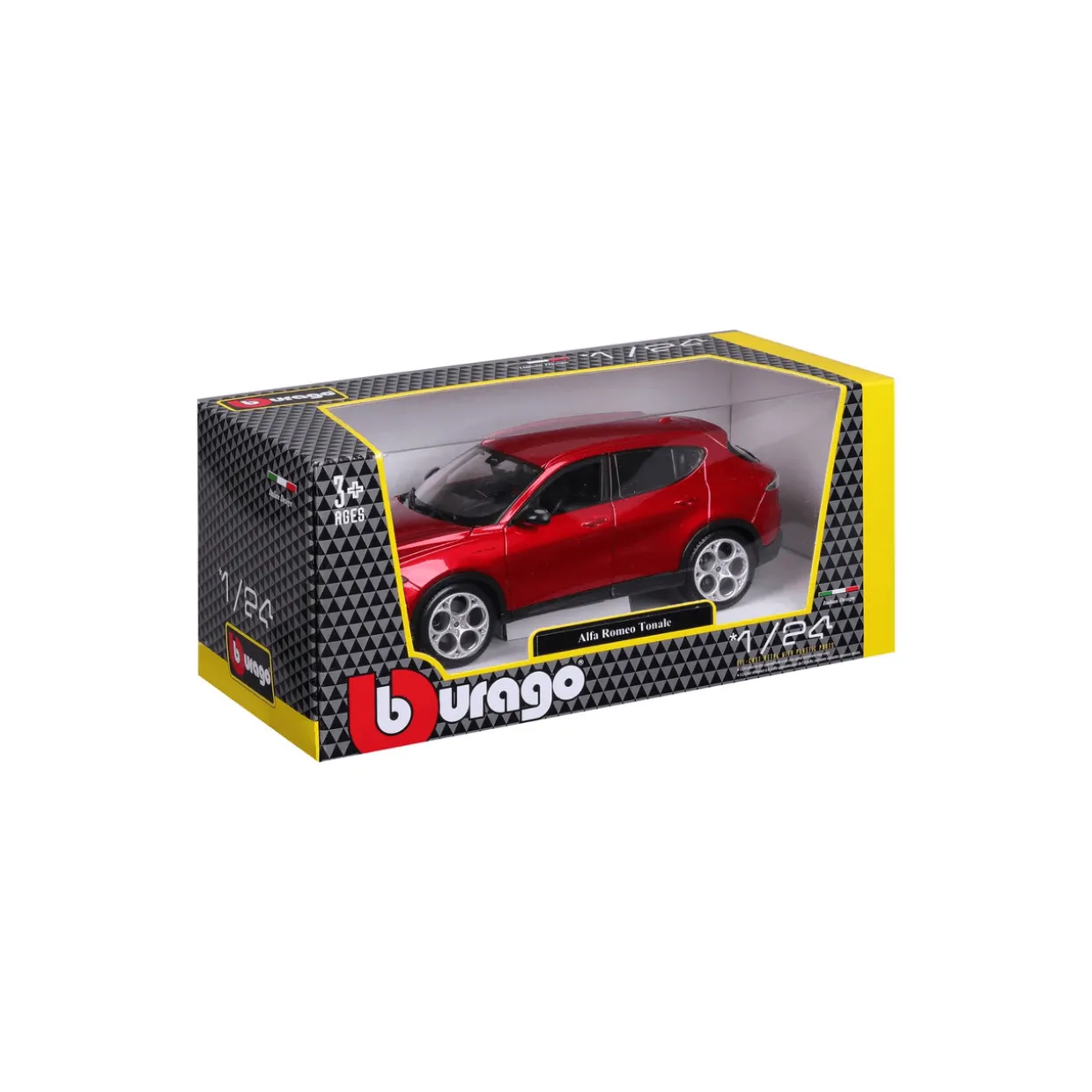 Burago 1/24 Alfa Romeo Tonale Red Diecast Model