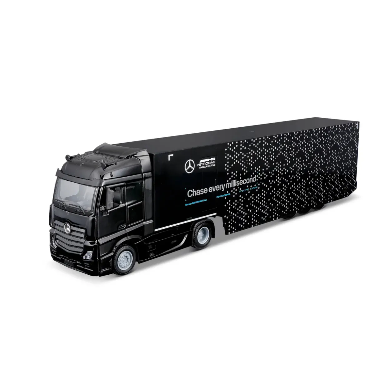 Burago 1/43 F1 Merdeces AMG Racing Transporter Lorry W15 2024 George Russell