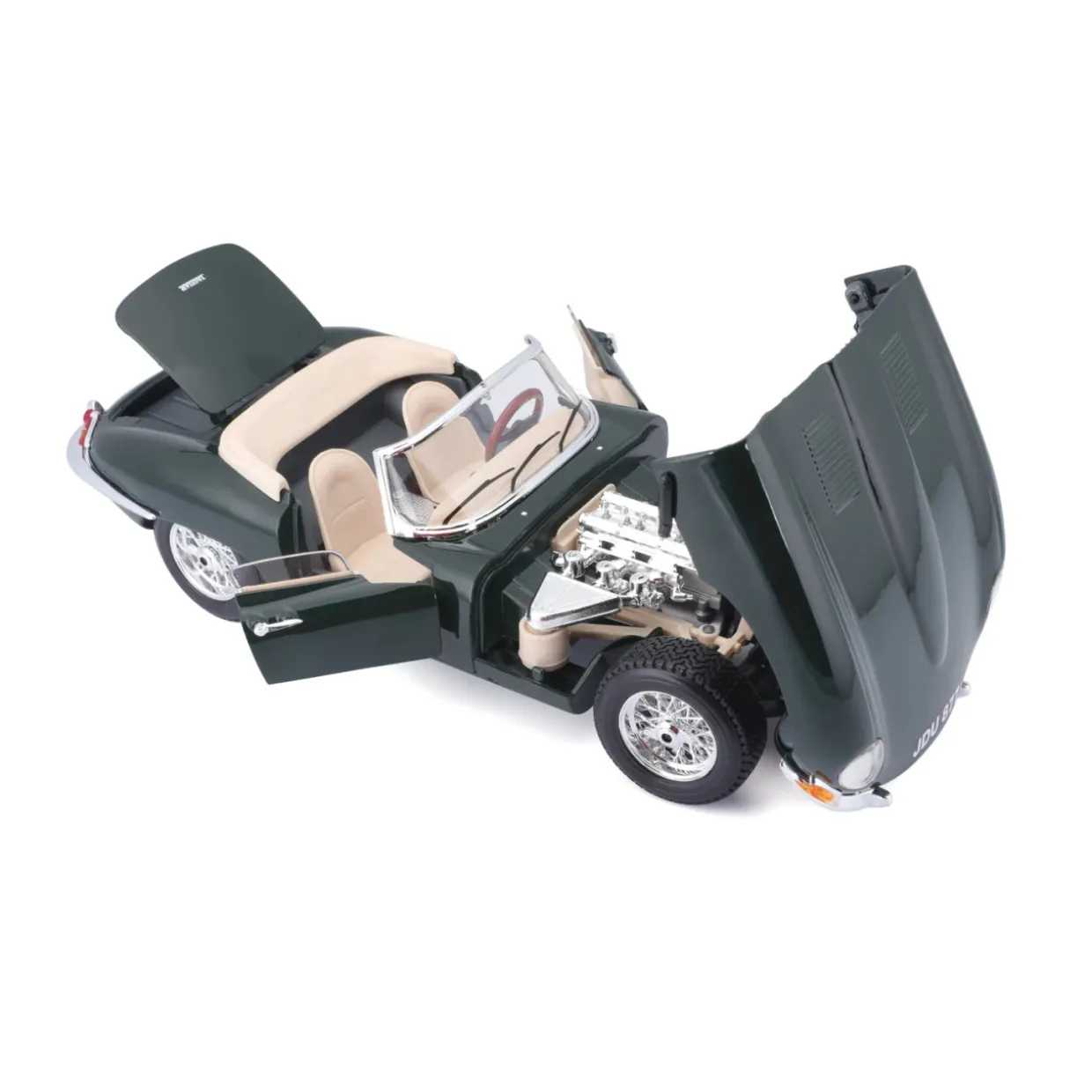 Burago 1/18 Jaguar E Cabriolet 1961 Diecast Model
