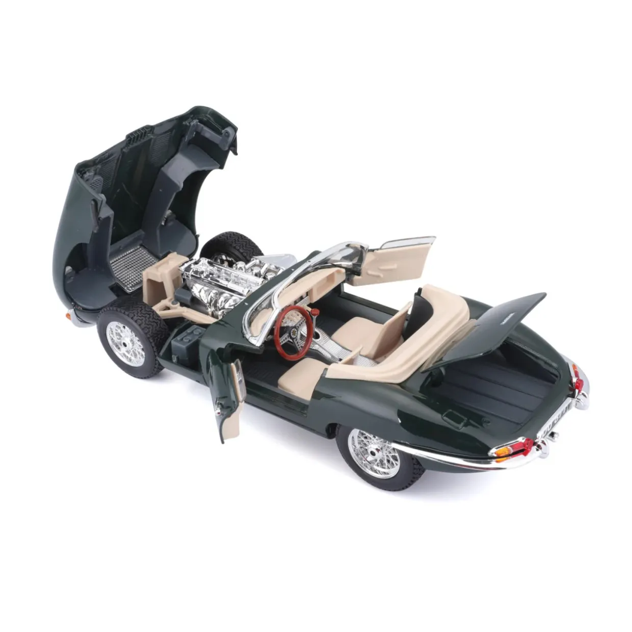 Burago 1/18 Jaguar E Cabriolet 1961 Diecast Model