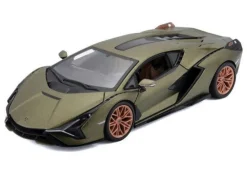 Burago 1/24 Lamborghini Sian FKP 37 Green Diecast Model
