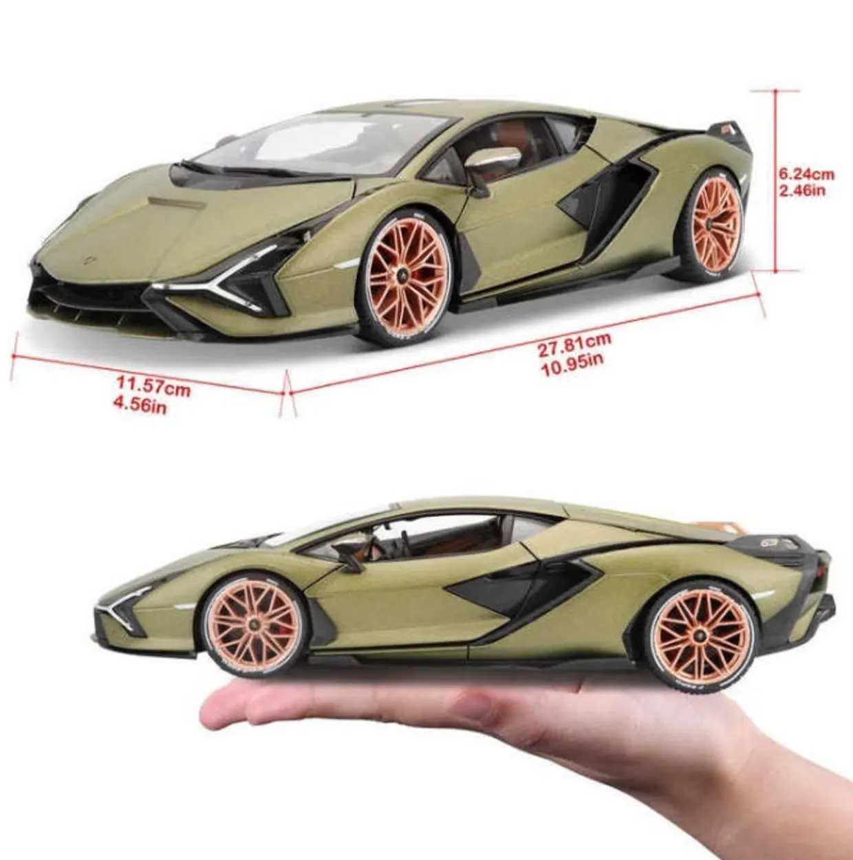 Burago 1/18 Lamborghini Sian Diecast Model