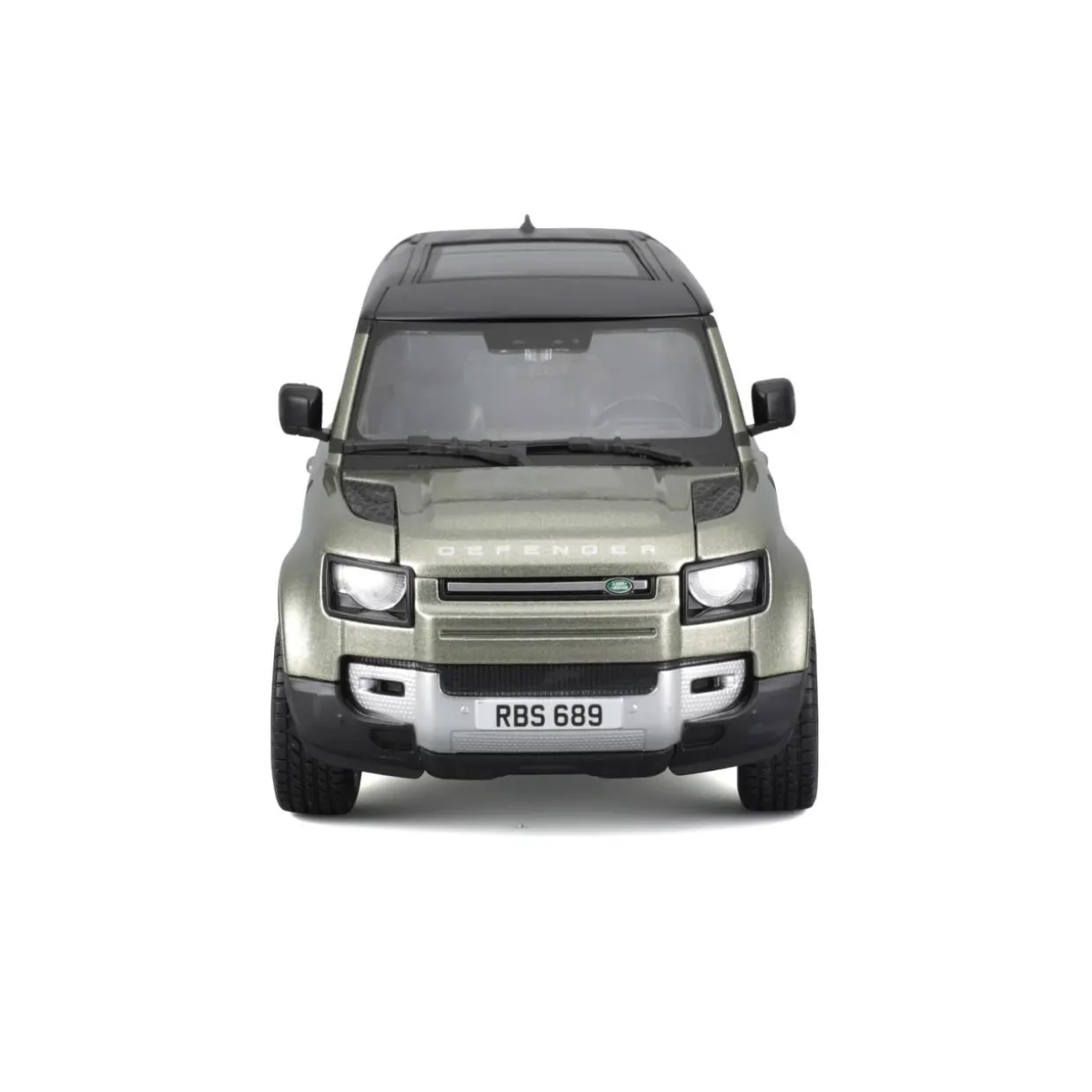 Burago 1/24 Land Rover Defender Green Diecast Model