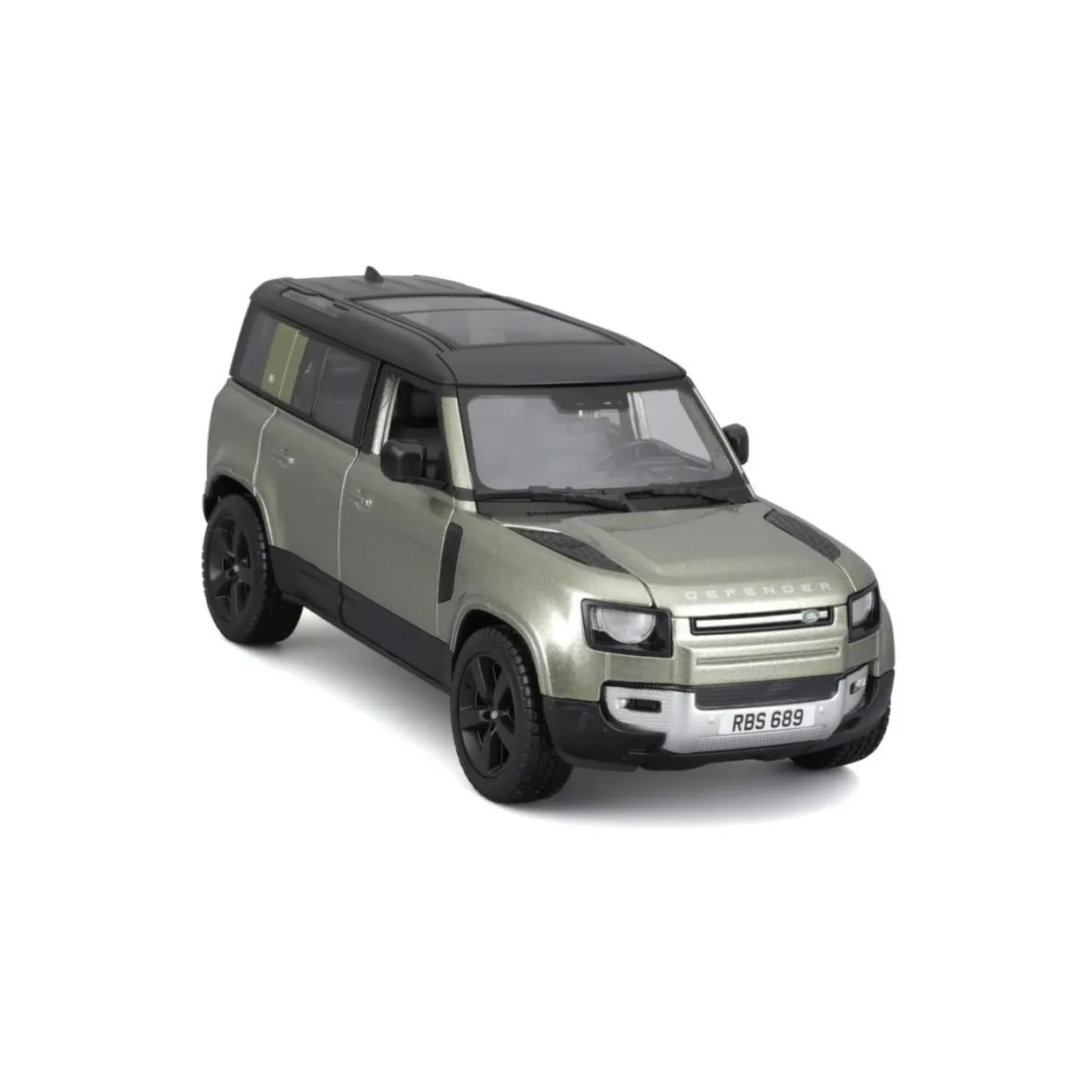 Burago 1/24 Land Rover Defender Green Diecast Model
