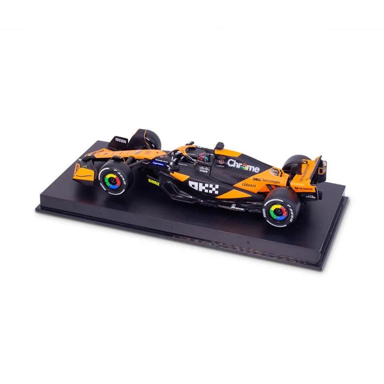 Burago 1/43 McLaren MCL38 F1 2024, #81 Oscar Piastri With Helmet