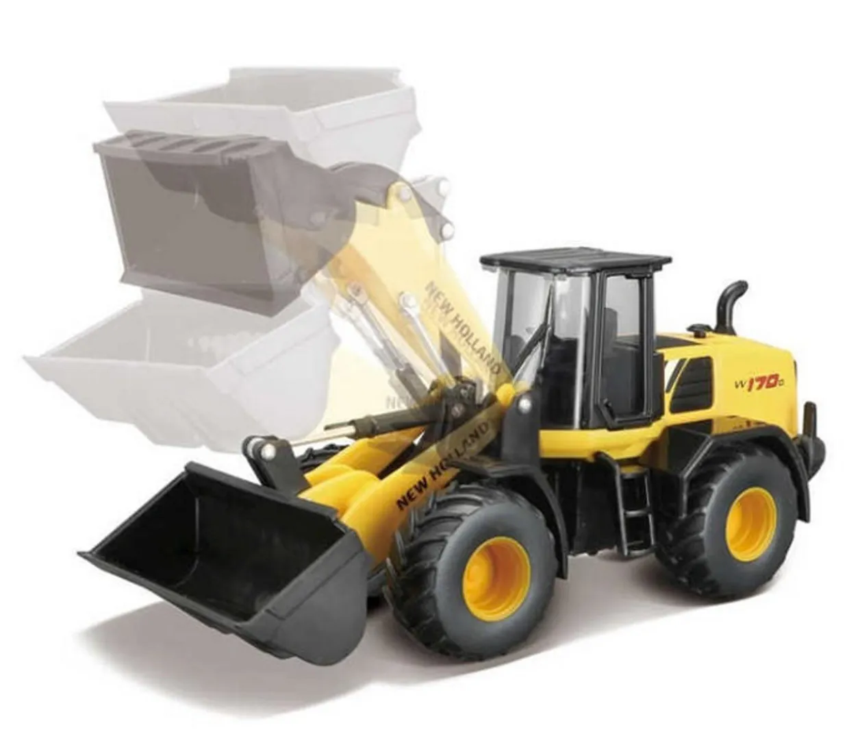 Burago 1/50 New Holland W170D Wheel Loader Diecast Model