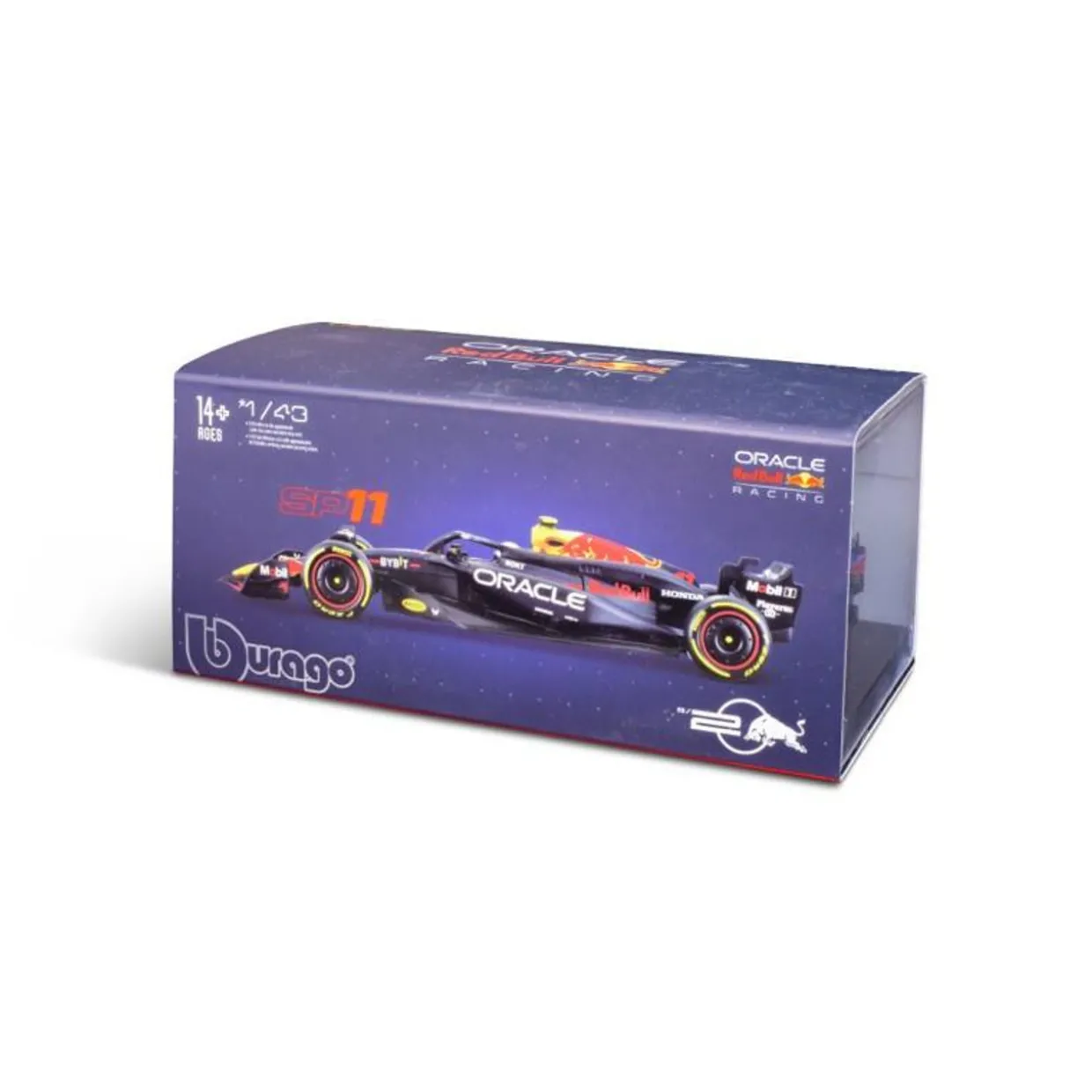 Burago 1/43 Red Bull RB20 F1 2024 #11 Sergio Perez With Helmet
