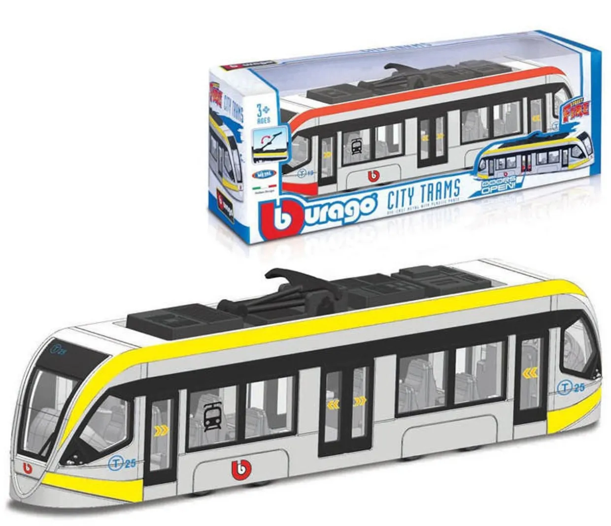 Burago 1/43 Street Fire Intercity Tram