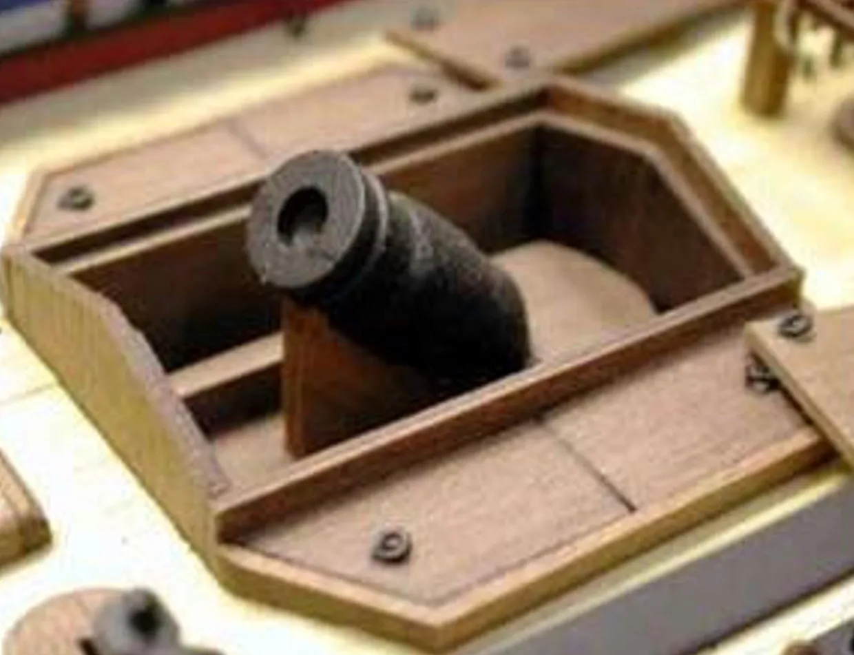 Caldercraft HM Mortar Vessel Convulsion Wooden Model Kit