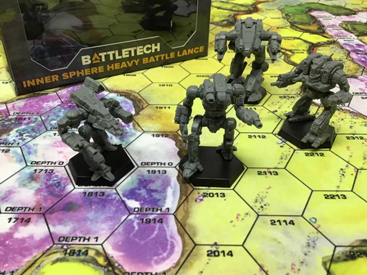 Catalyst Game Labs Battletech Force Pack - Inner Sphere Heavy Battle Lance