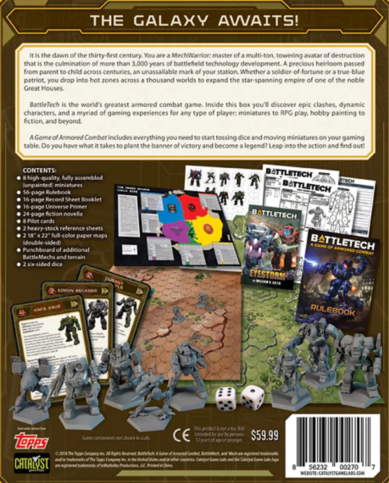 Catalyst Game Labs Battletech - A Game of Armoured Combat Starter Set (40th Anniversary Edition)