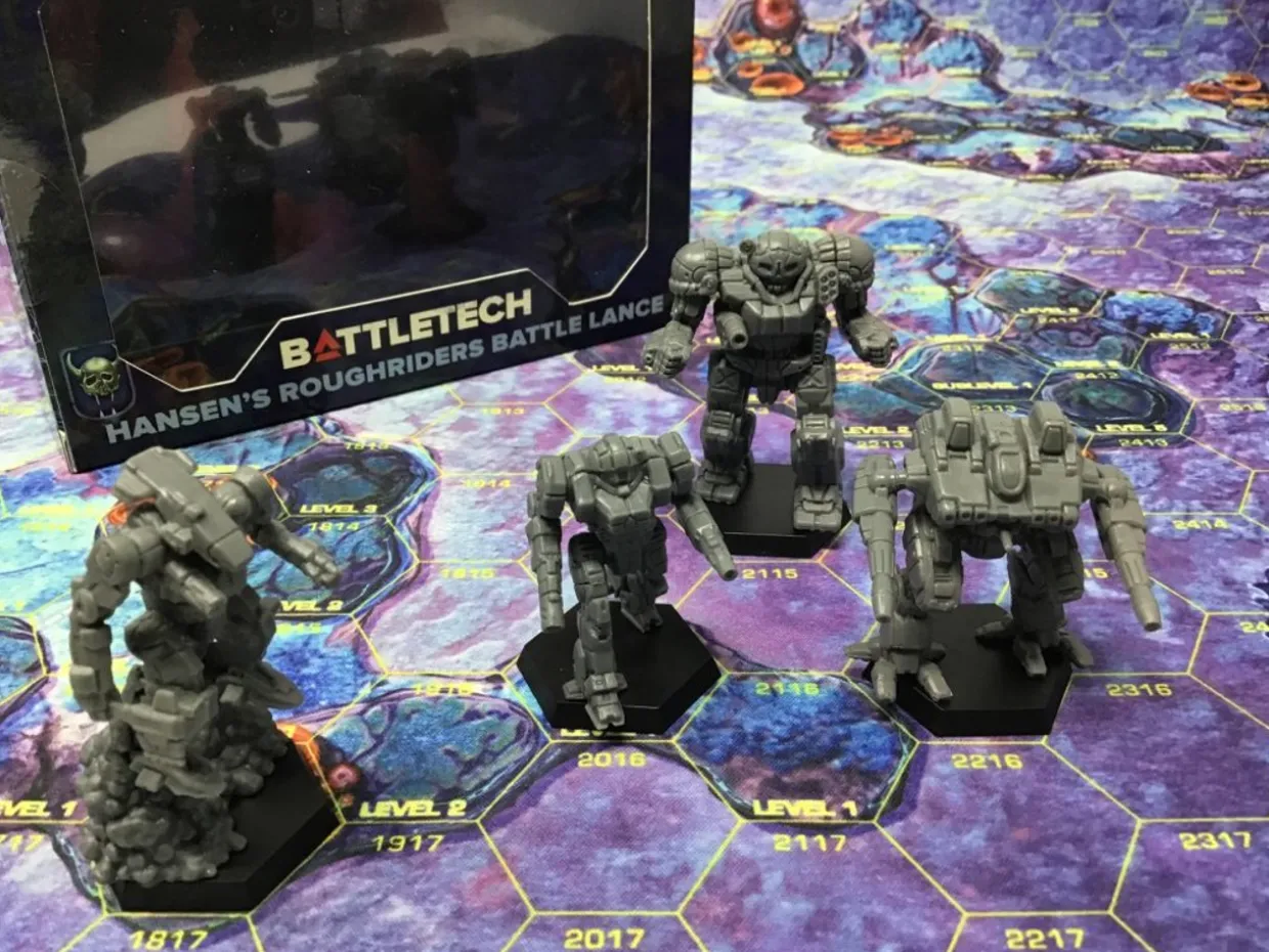 Catalyst Game Labs Battletech Force Pack - Inner Sphere Hansens Roughriders Mercenary Battle Lance