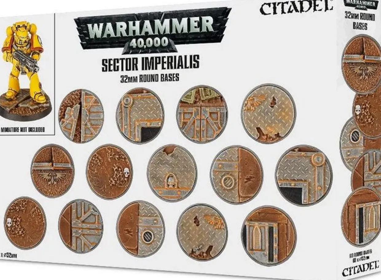 Citadel Sector Imperialis 32mm Round Bases