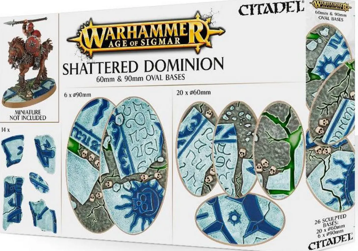 Citadel Shattered Dominion 60 & 90mm Oval Bases