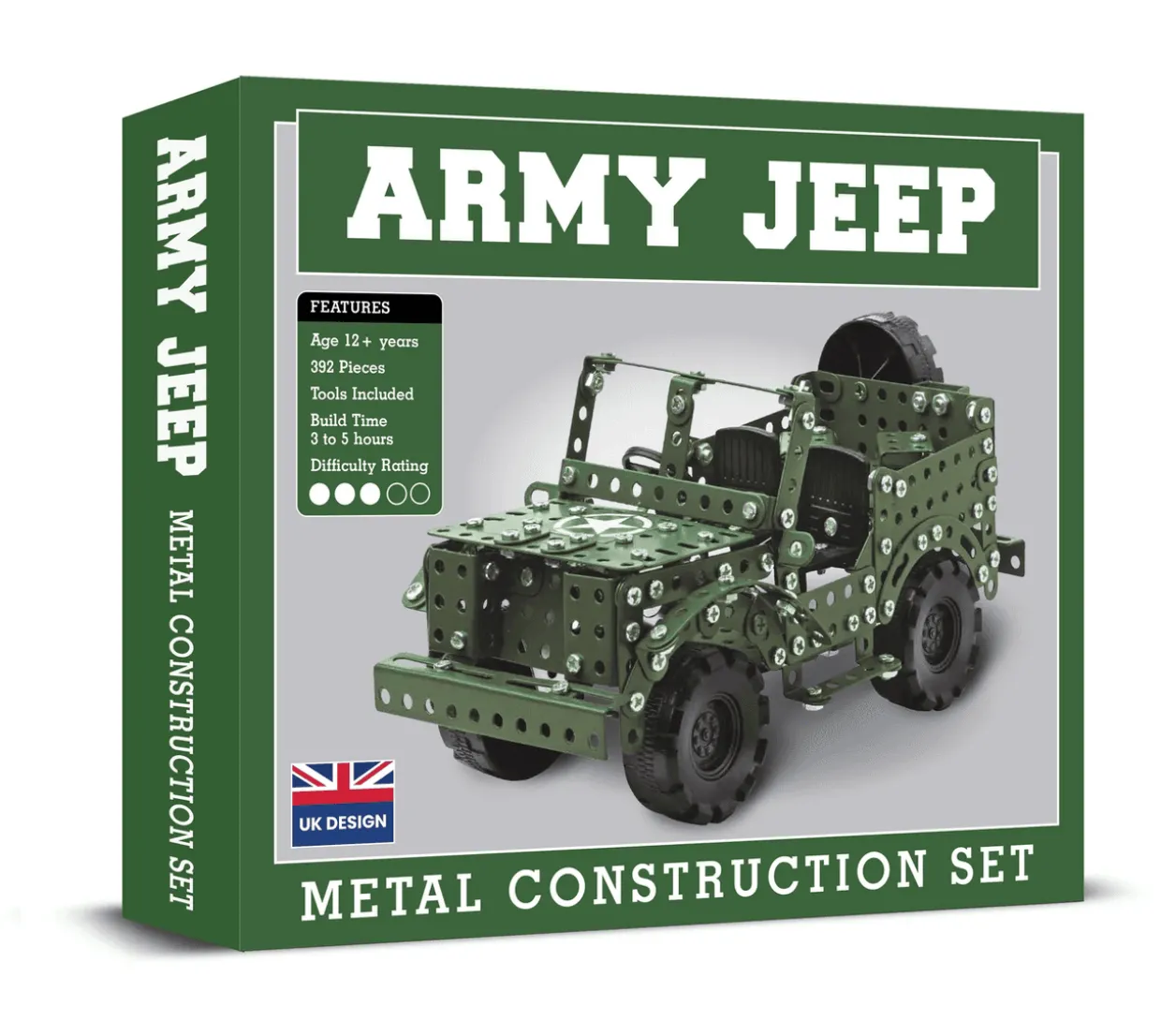 Coach House Partners - Army Jeep - Metal Construction Set