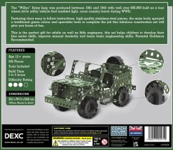 Coach House Partners - Army Jeep - Metal Construction Set