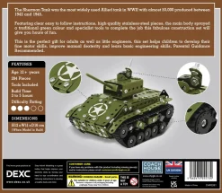 Coach House Partners - M4 Sherman Tank - Metal Construction Set