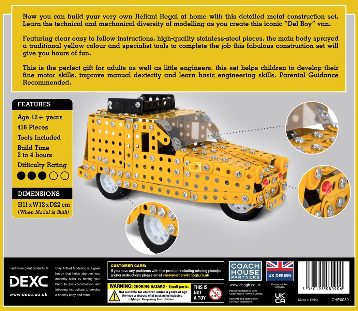 Coach House Partners - Reliant Regal - Metal Construction Set