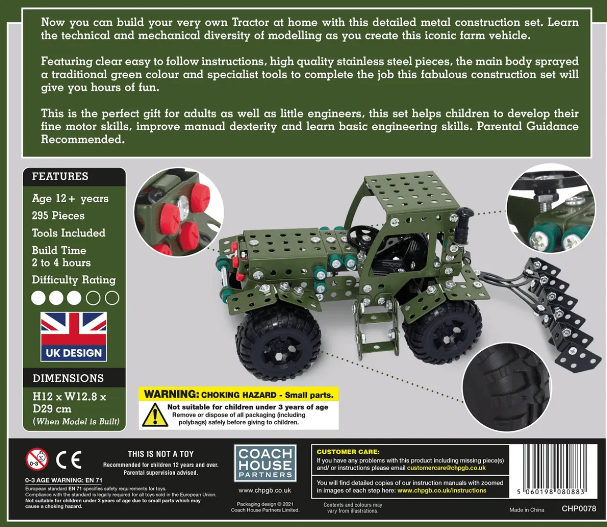 Coach House Partners - Tractor - Metal Construction Set