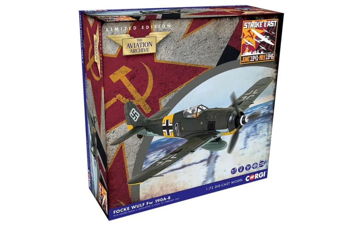 Corgi 1/72 Focke Wulf Fw 190A-8 'Black 1' - 2./JG54. - W.Nr Oberleutnant Otto Kittel