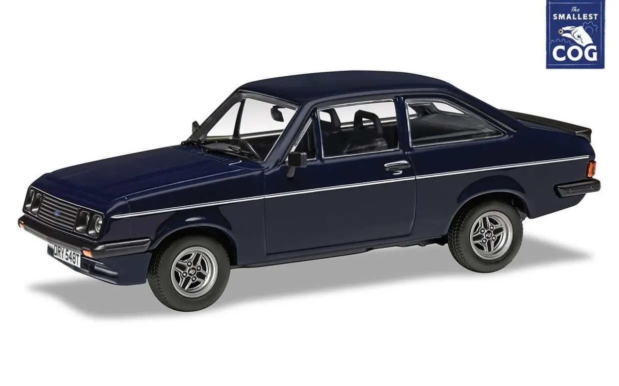 Corgi 1/43 Ford Escort Mk2 RS2000, Midnight Blue (Richard Hammond's The Smallest Cog)